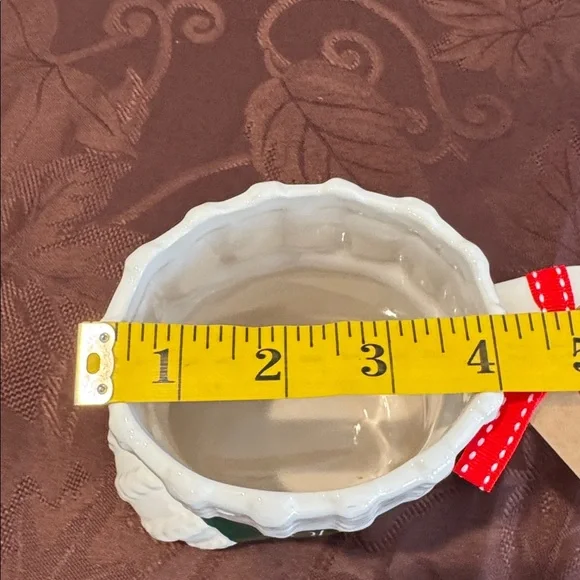 🎄Rae Dunn Holly Jolly Green and White Stocking Mug - Picture 9 of 9